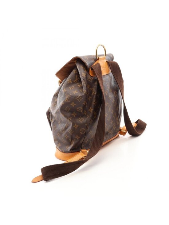 Louis Vuitton Backpack Montsouris GM Monogram Canvas Leather main image 9